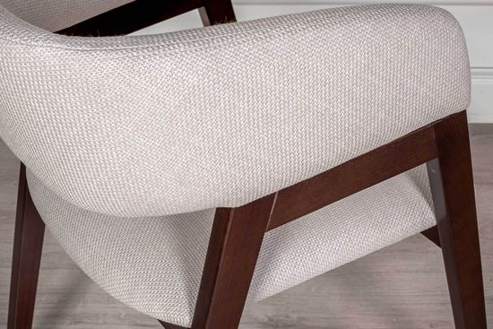 Стул P-01, массив бука, темный орех, Florida Cream