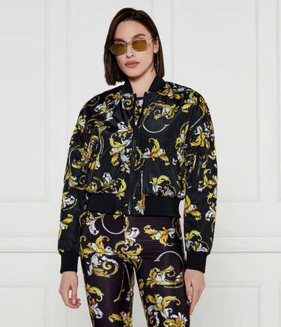 Двухсторонняя куртка бомбер Versace Jeans Couture - черный(78HASD08CQD99)