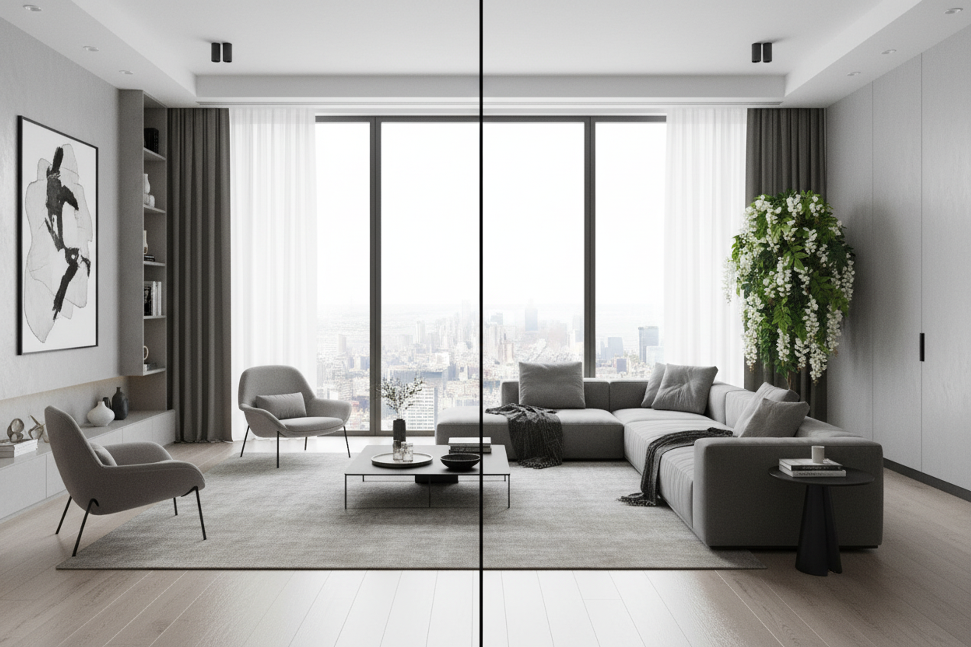 Искусственные деревья в квартиру