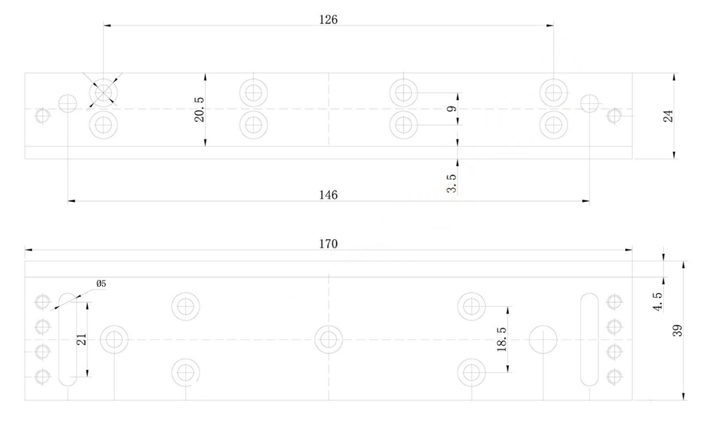 Уголок монтажный L-образный TS-LM180