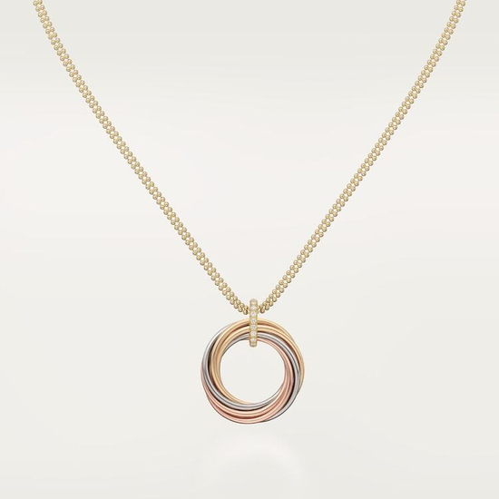 Cartier Trinity pendant, seven rows, diamonds