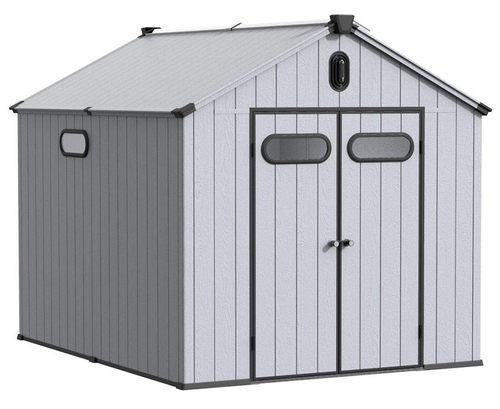 Сарай пластиковый Black Fox Summit 7,4 м2 серый