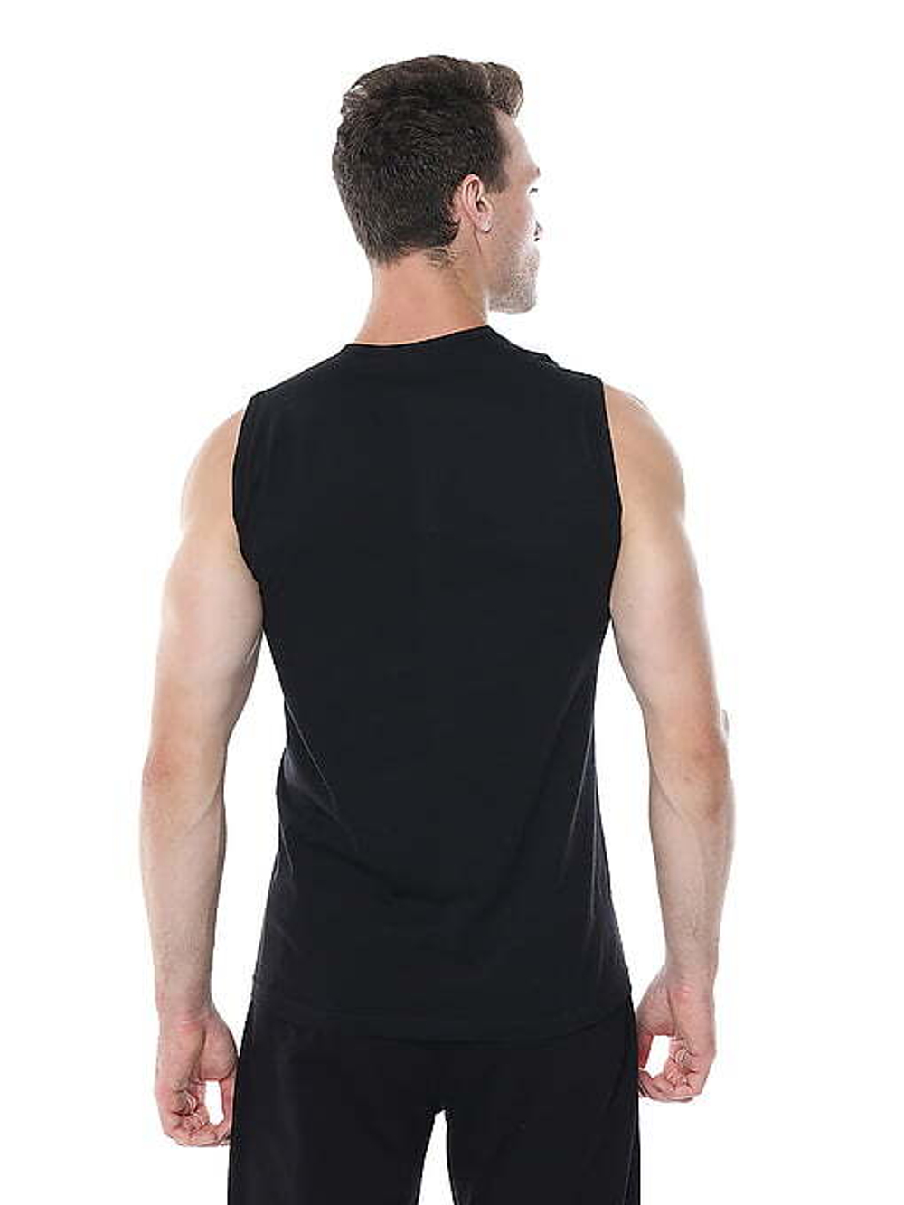 Майка мужская черный