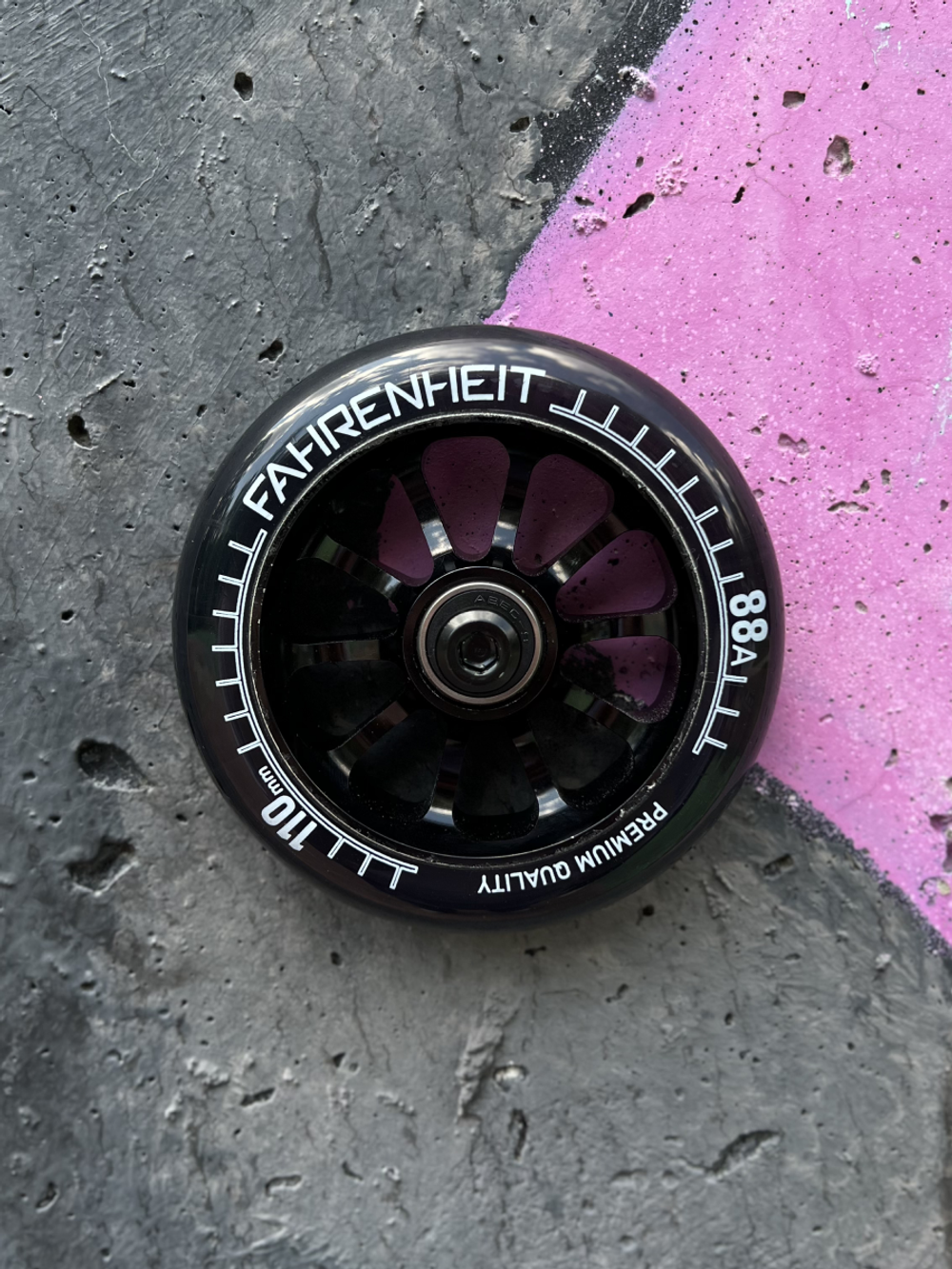 Колесо Fahrenheit 110*24 mm 10-Spoked, чёрный