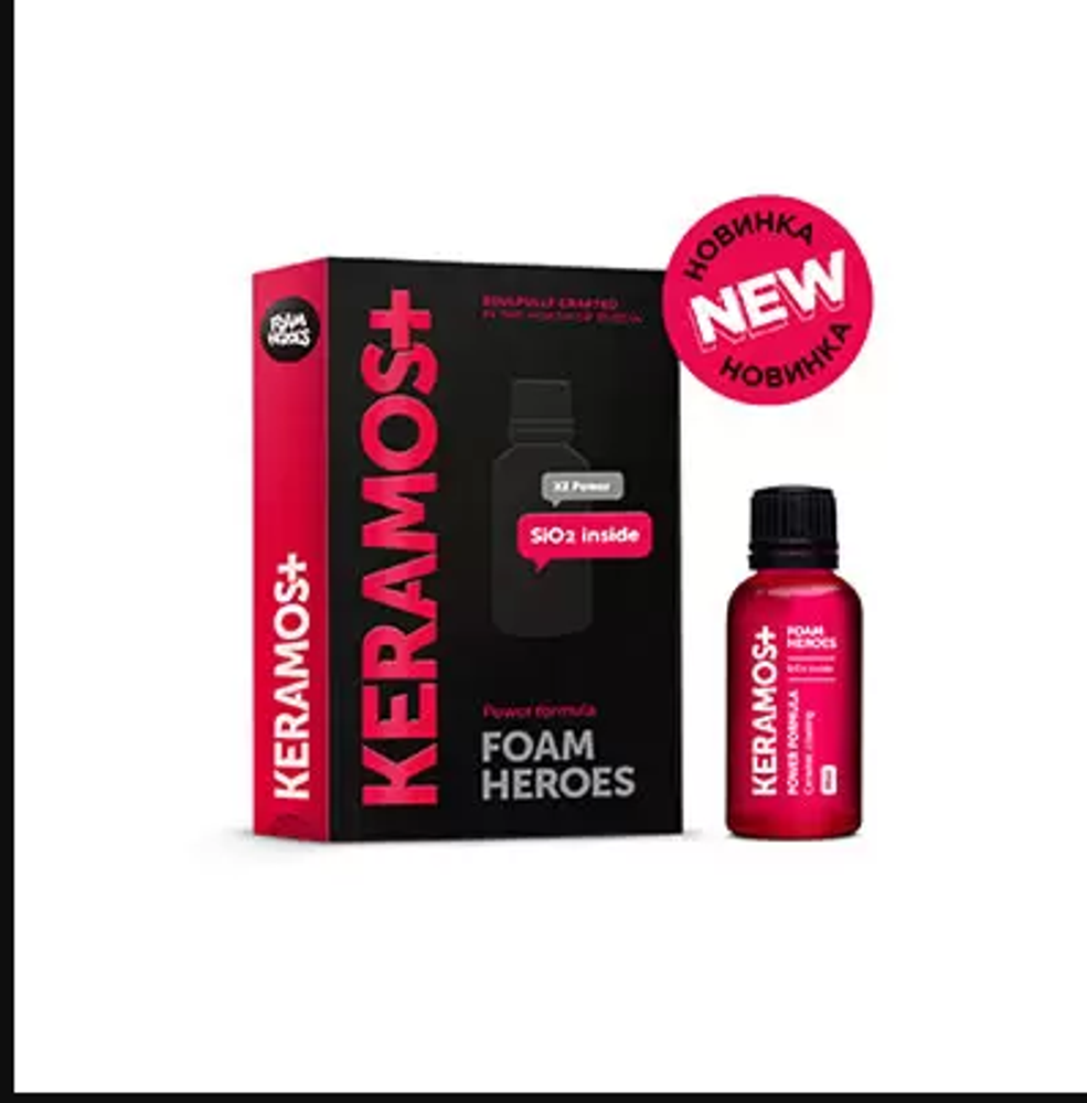 FHB110 Foam Heroes Keramos+ керамическое покрытие для ЛКП автомобиля, 30мл