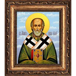 Маркелл Римский, папа Римский священномученик. Икона на холсте.