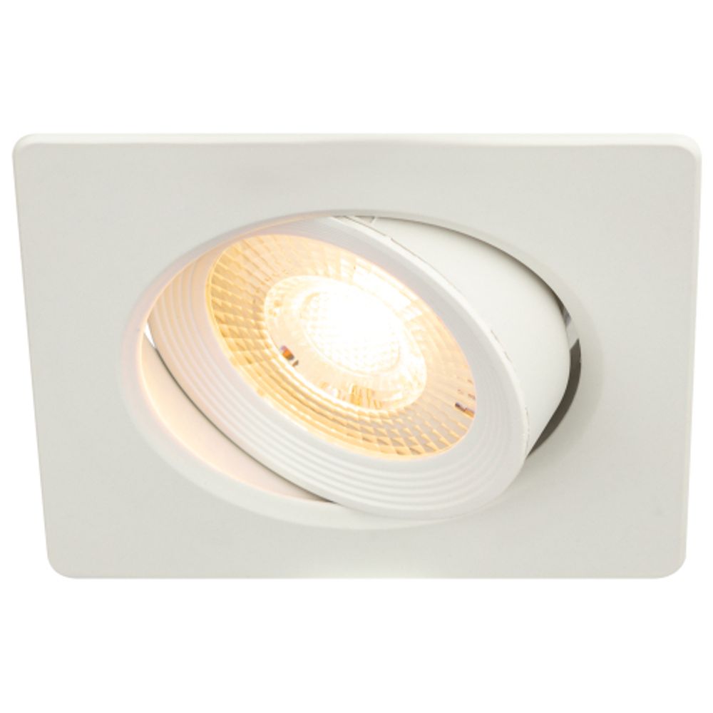 KL LED 21A-5 3K WH Светильник ЭРА светодиодный квадратный поворотн. LED SMD 5W 3000K, белый | Встраиваемые LED светильники