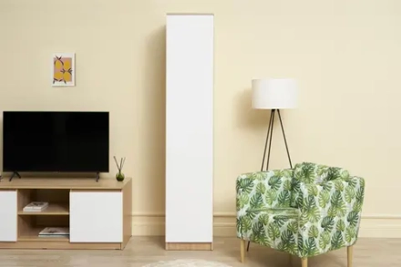 Пенал Челси дуб сонома / белый глянец