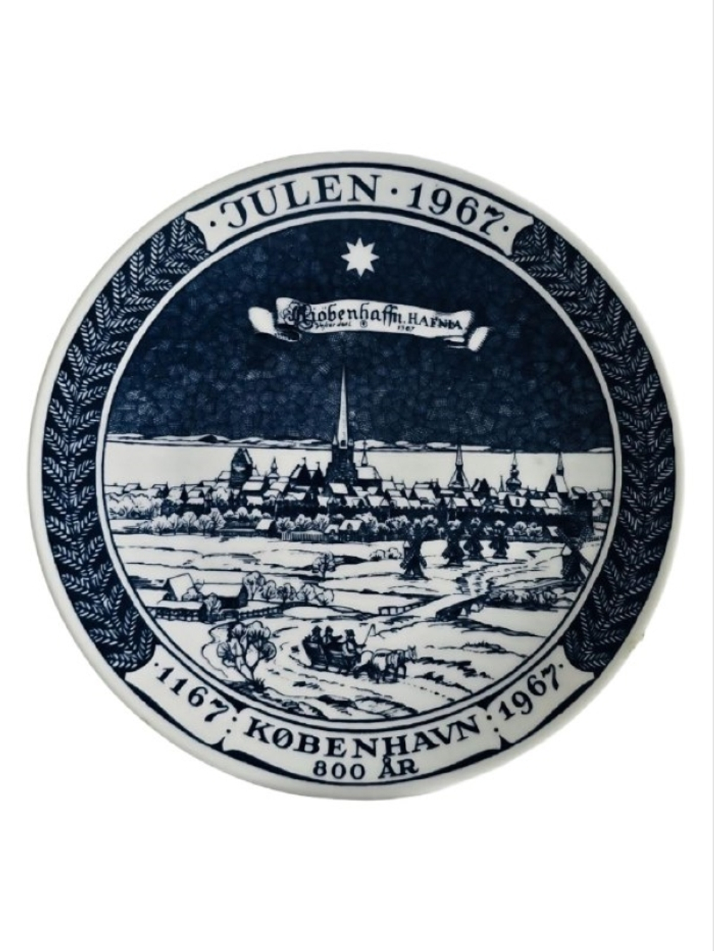 Тарелка декоративная "800-лет Копенгагена (København)" Германия