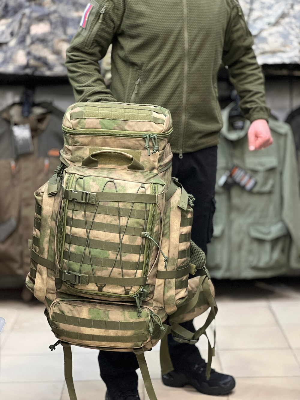 Рюкзак рейдовый 7.62, 100 л, Лес