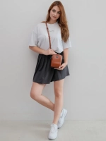 Сумка через плечо маленькая кросс боди для телефона кожаная