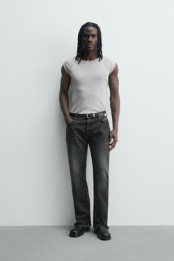 ZARA ДЖИНСЫ FLARE FIT, УГОЛЬНЫЙ