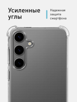 Чехол ROSCO для Samsung Galaxy S24+ (арт.SS-S24P-HARD-TPU-TRANSPARENT )