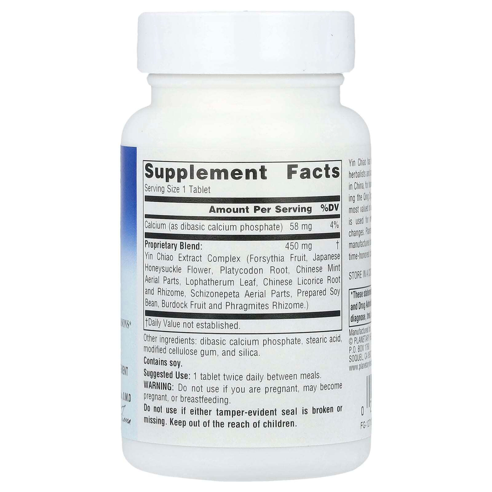 Planetary Herbals, Yin Chiao Classic ™, 60 таблеток