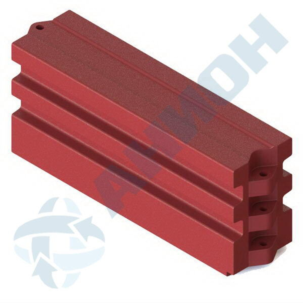 Дорожное ограждение 1970х790 мм Анион(1970x490x790см;белый) - арт.559533