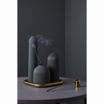 Свеча декоративная графитового цвета из коллекции edge, 25,5см