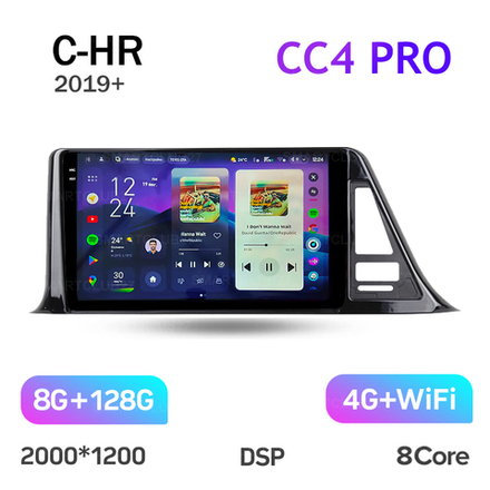 Teyes CC4 Pro 9" для Toyota C-HR 2019+ (тип1)