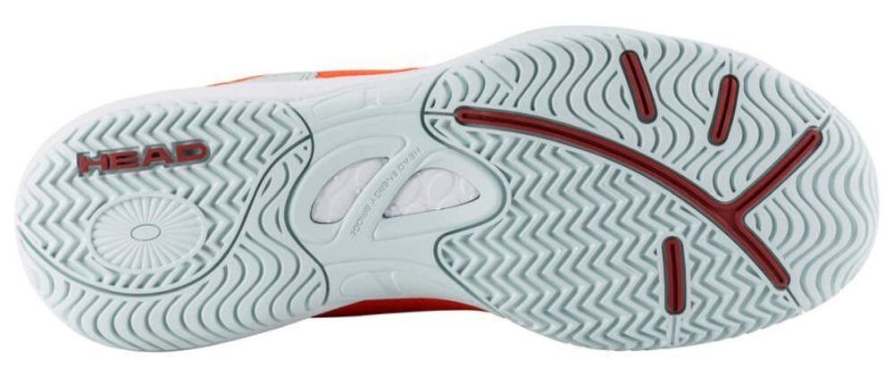 Детские теннисные кроссовки Head Sprint 3.5 - orange/dark red