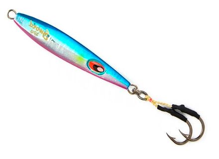 Пилькер ASARI Sword 30гр #02 silver/blue with red belly