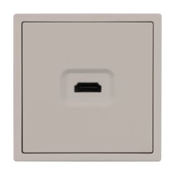 Механизм HDMI розетки SCT-NOBE-MHD1-SFPL-CA (Arlight, Кашемир) 061842