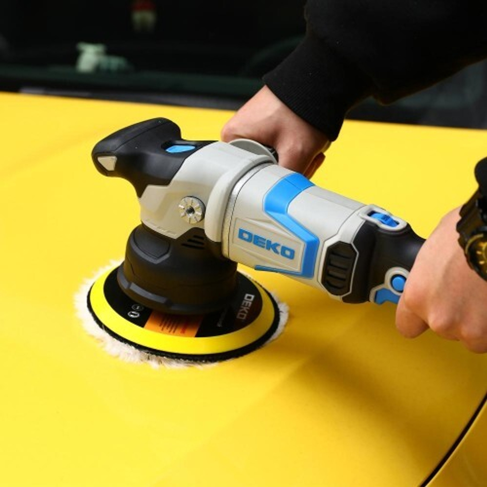 Шлифмашина полировальная DEKO CPDU20DA PRO аккумуляторная 150 мм, 20В, 1x4.0Ач 083-1034