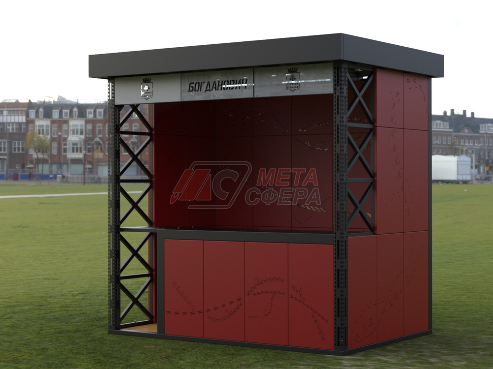 Ярмарочный домик с подсветкой