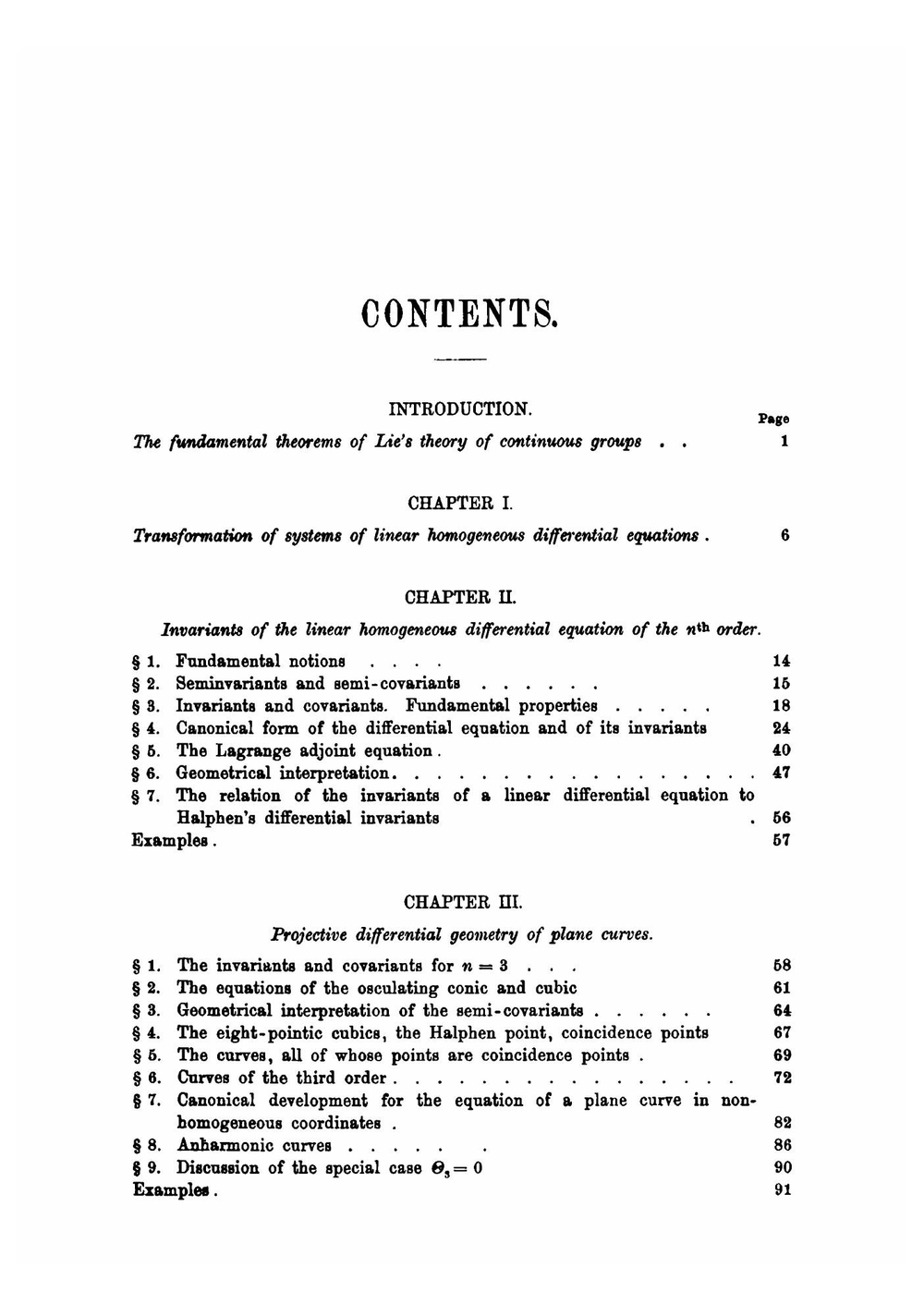 Projective differential geometry of curves and ruled surfaces | Ernest Julius Wilczynski