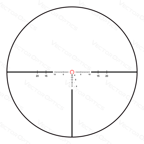 Прицел Vector Optics Continental X6 1-6x24 Tactical, сетка Tactical Dot Mil (SCOC-23T)
