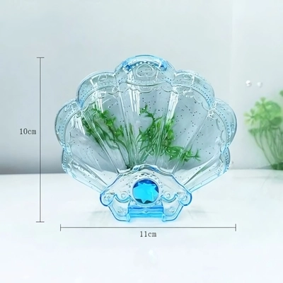 Шкатулка пластиковая «KiKi HAUS», ракушка, цвет голубой, 11*9.5*3.5см (в пакете)