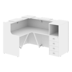 Onix Ресепшн O.R-K-26 Белый Бриллиант 1973*1568*1187