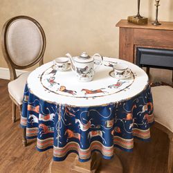 СКАТЕРТЬ КРУГЛАЯ "PASSAGE"150 СМ ,БЕЛЫЙ, 100% ХЛОПОК ,ТВИЛ