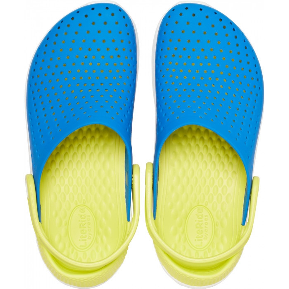Сабо детские Crocs Kids LiteRide Clog Bright Cobalt Citrus