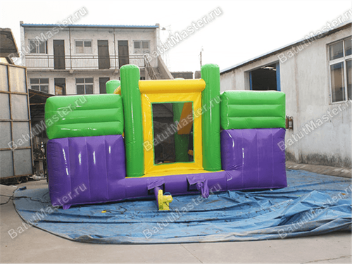 Коммерческий надувной батут "Двойная горочка"