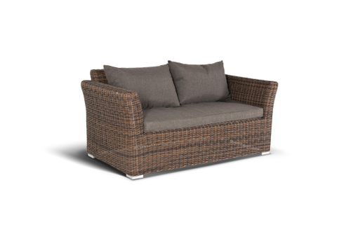 Капучино диван двухместный коричневый