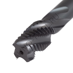 Метчик м/р М20х1,5 Р6М5/М2 DIN376 BLACK OXIDE, с винтовой канавкой, ТОЧИНТЕХ