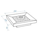Биокамин Firelight BFP/T-2525 Cup