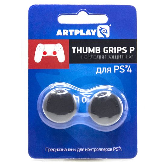 Накладки Artplays Thumb Grips защитные на джойстики геймпада Nintendo Switch черные
