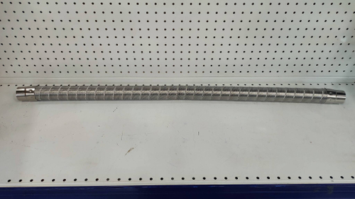 НЕТ - 38 мм - 150 / Выхлопная труба 150 см диаметр 38 мм для отвода выхлопных газов, металлорукав, автономок, ПЖД, Гидроник (1 шт.)