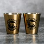 Подарочный набор мужской «За настоящих мужиков»: карты, домино, стопки 2 шт. × 30 мл, кости игральные 4 шт.