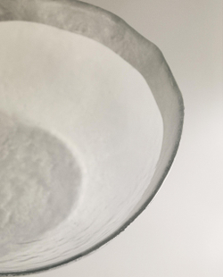 Zara Home миска из стекла, цвет серебристый, 14 см