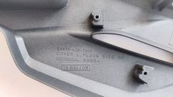 64434-K0B-T00ZB. COVER, L. RR. FLOOR SIDE *NH303M*. HONDA