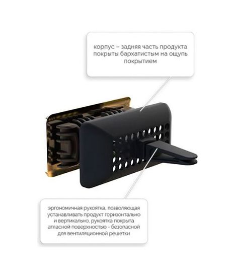 РИМ черный с золотом, дизайнерский ароматизатор для автомобиля Original Rome, Vinove