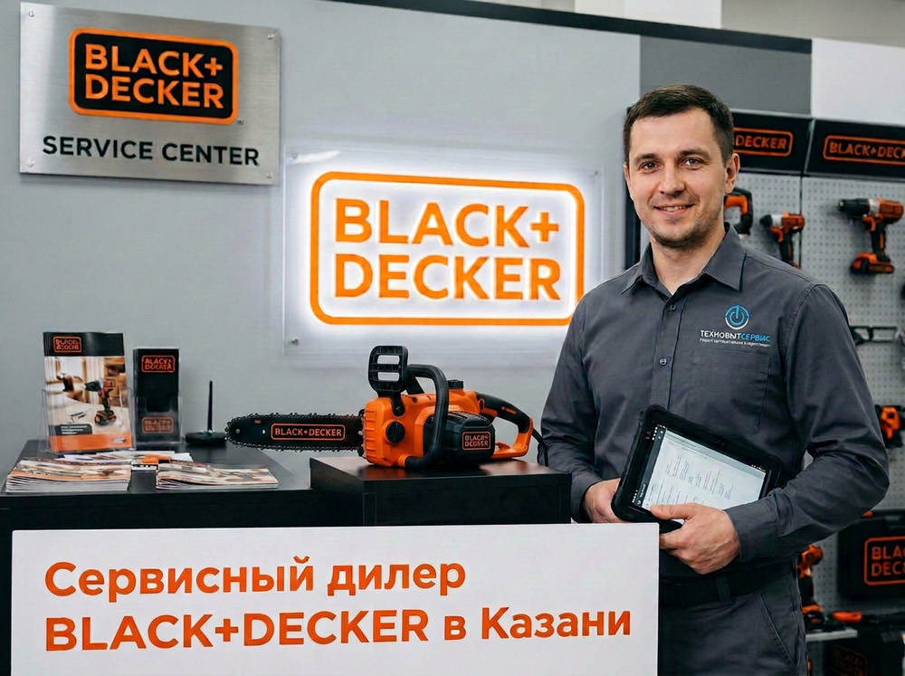Ремонт электропил Black+Decker в Казани