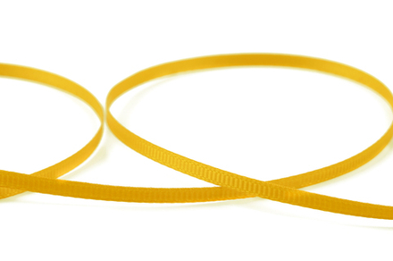 "Gamma" репсовая лента GR-03 3 мм №025 т.желтый