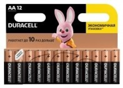 Элемент питания DURACELL Basic AA 1.5V LR6 12шт