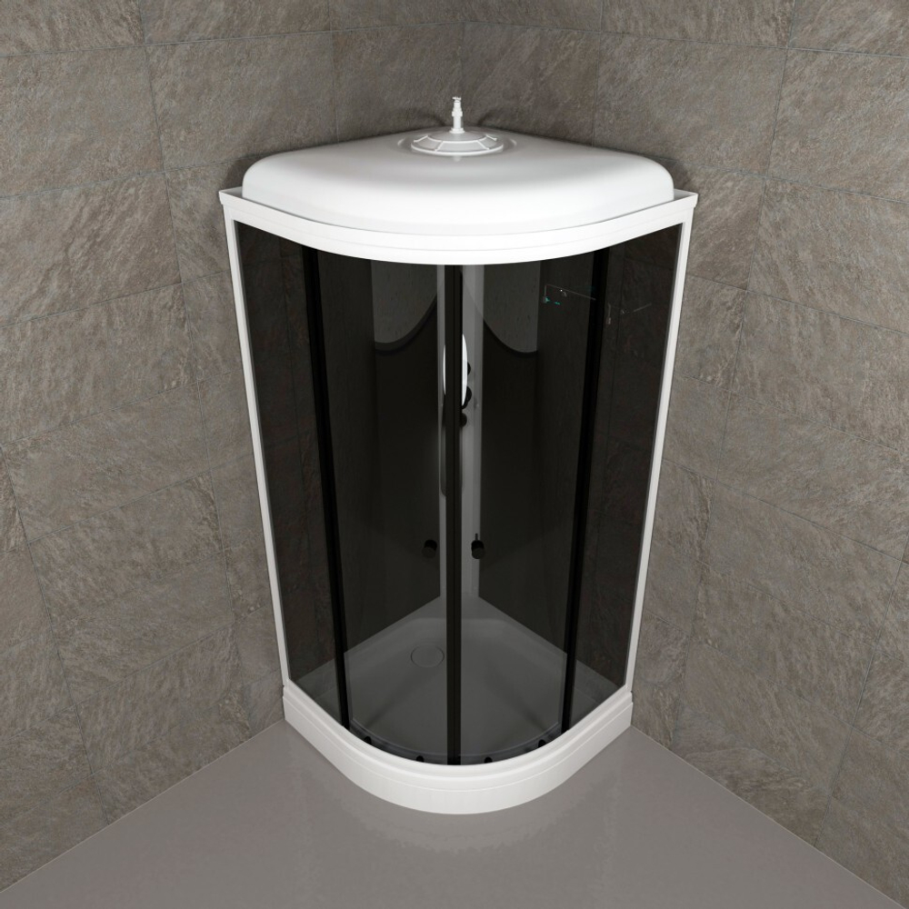 Душевая кабина Triton Грэй А 90x90 (черный)