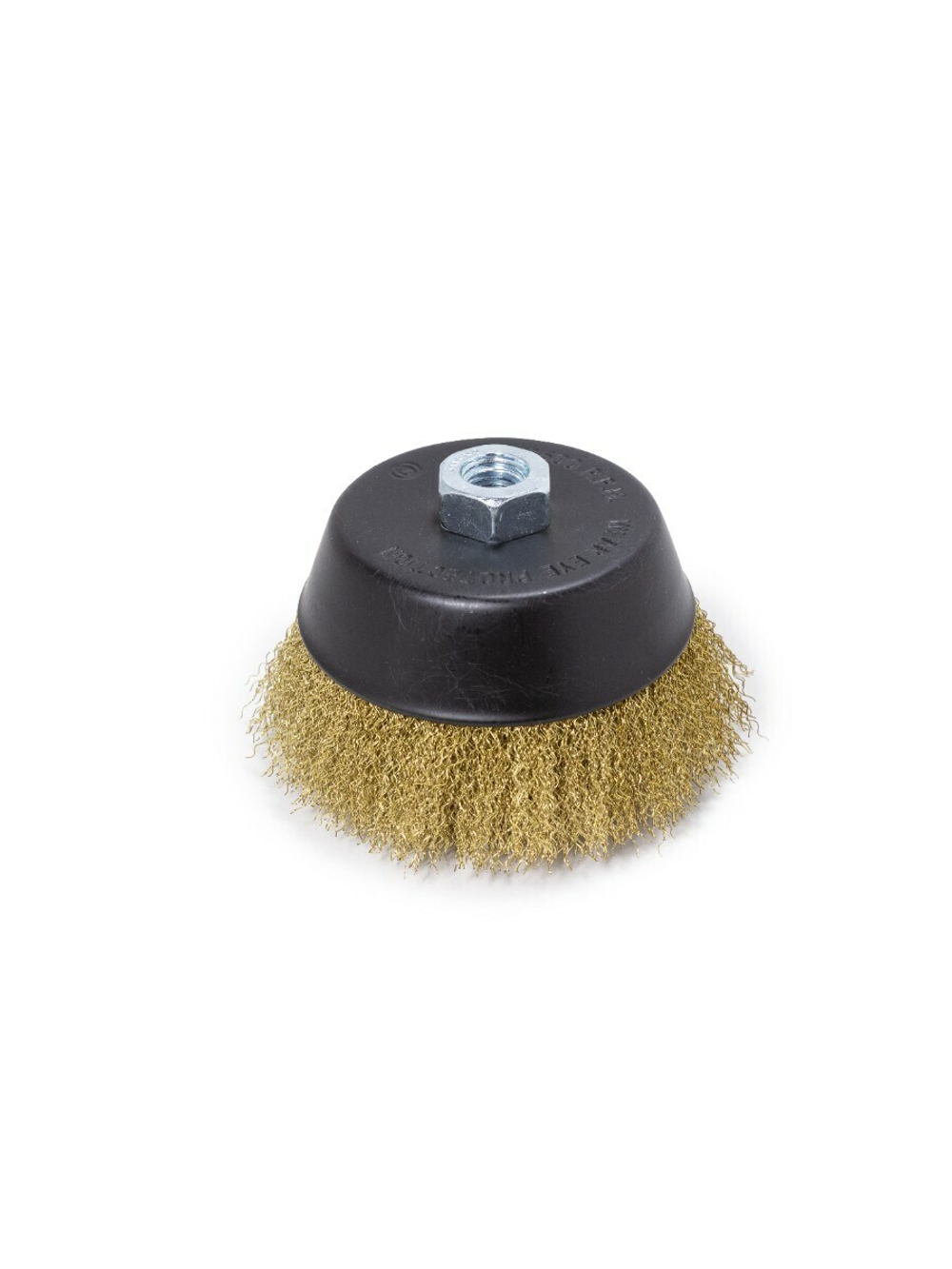 Кордщетка чашеобразная латунная для УШМ 125мм (М14) Forsage F-BWC005
