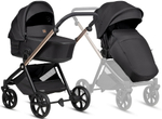 Детская коляска Tutis Mio 3 Plus Black Edition New 3 в 1 с автокреслом Beno Black 1622292 Rose Gold