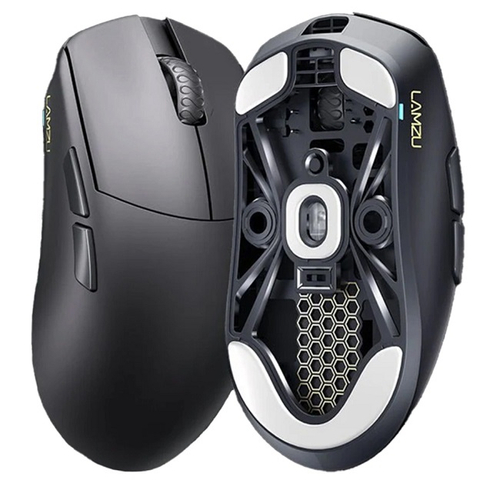 Мышь беспроводная LAMZU Maya 4K, 26000dpi, черный (LAMZU-MAYA-BLK-4K)