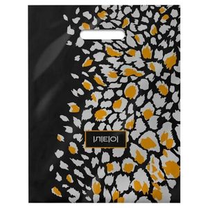 Пакет прорубная ручка Россия 30*37 см 90 мкм ПВД  Лео  1 шт 500 шт/кор